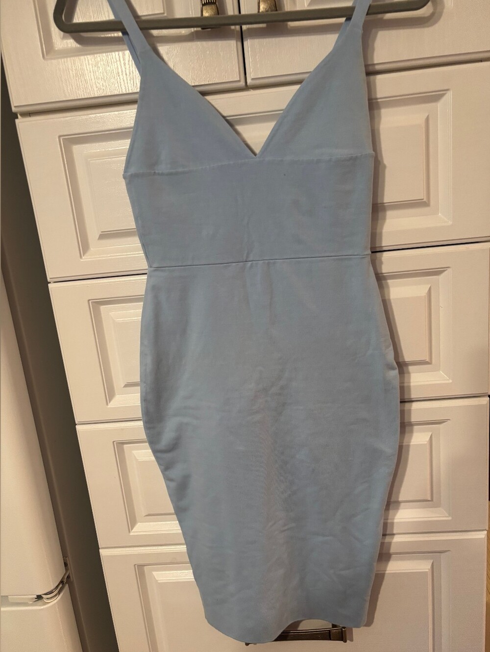 Tea You Powder Blue Mini Dress, Size Small